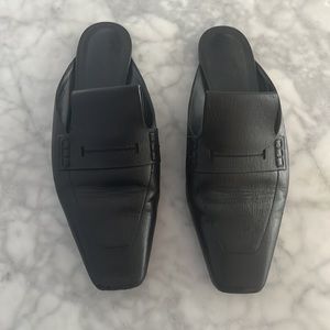 Hermes Eloge Loafer Mules in Black